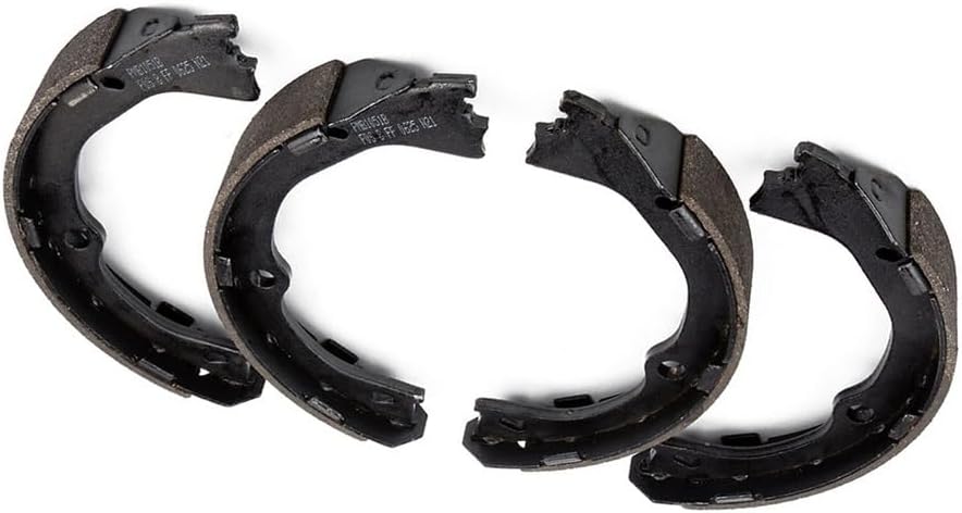 Parking Brake Shoes Rear Set fits GMC Sierra 1500 2014 2015 2016 2017 2018 5.3L V8, fits Chevrolet Suburban 2017 2018 2019 6.0L V8, Emergency Brake Shoe