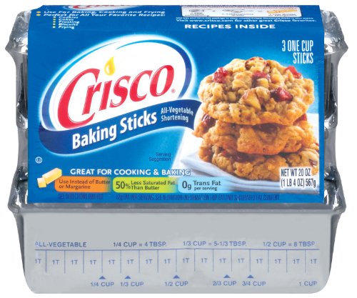 Crisco Baking Sticks All-Vegetable Shortening, 20-Ounce (Pack Of 6) #TOP5