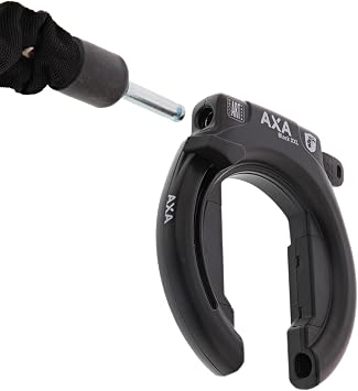AXA Set Block XXL Retractable + ULC 130 + Transport Bag - Frame Lock Set with Insert Chain and Bag - High Security
