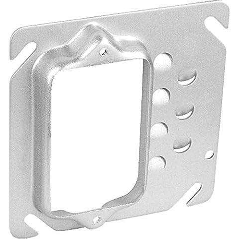 One Gang Square Drawn 5/8 Inch Raised Offset Device Ring Cover