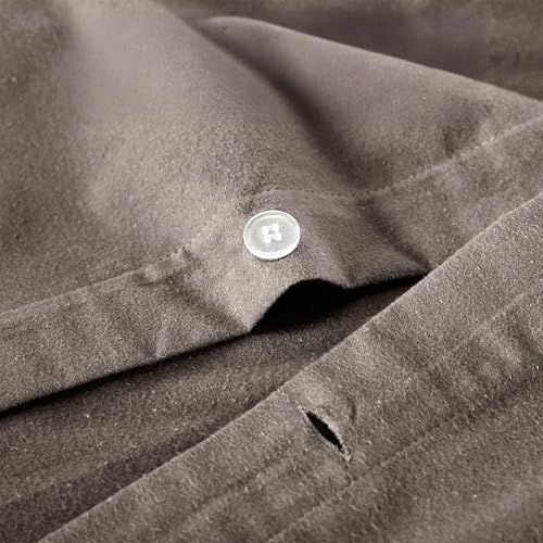 Housse de couette flanelle de coton ultra douce contre le froid du lit double - 4