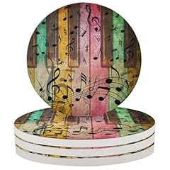 Retro Colorful Piano Keyboard