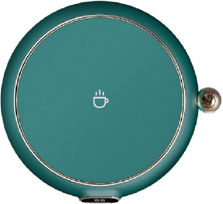 Coffee Mug Warmer for Desk Electric Cup Beverage Warmer Plate Coffee Cup Warmer for Tea Water Cocoa Milk Heater (Color : Green)