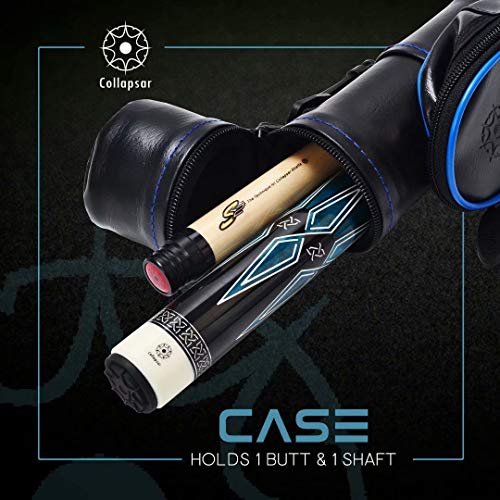 Collapsar Cxl400 Pool Cue With 1X1 Hard Case,Low Deflection Shaft 13Mm Black Tip Billiard Ques Sticks,58" 2-Pieces 21 Oz Professional Pool Stick Set #TOP4