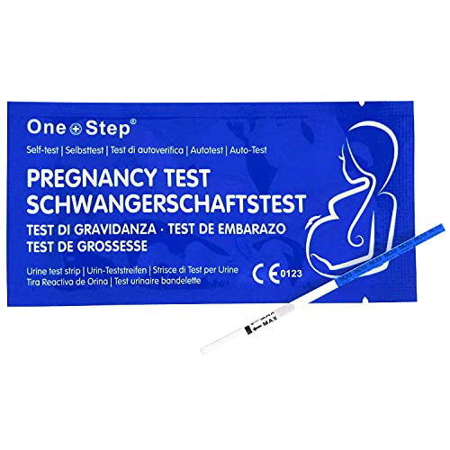 Price comparison product image One Step® 100 x Highly Sensitive 10miu / ml Pregnancy Test Strips (tests up to 6 days earlier)