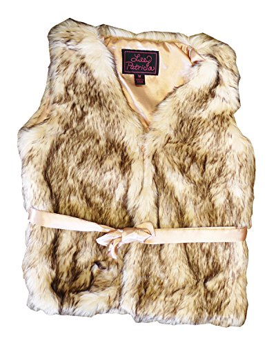 Lilly Patricia Crystal Fox Faux Fur Vest