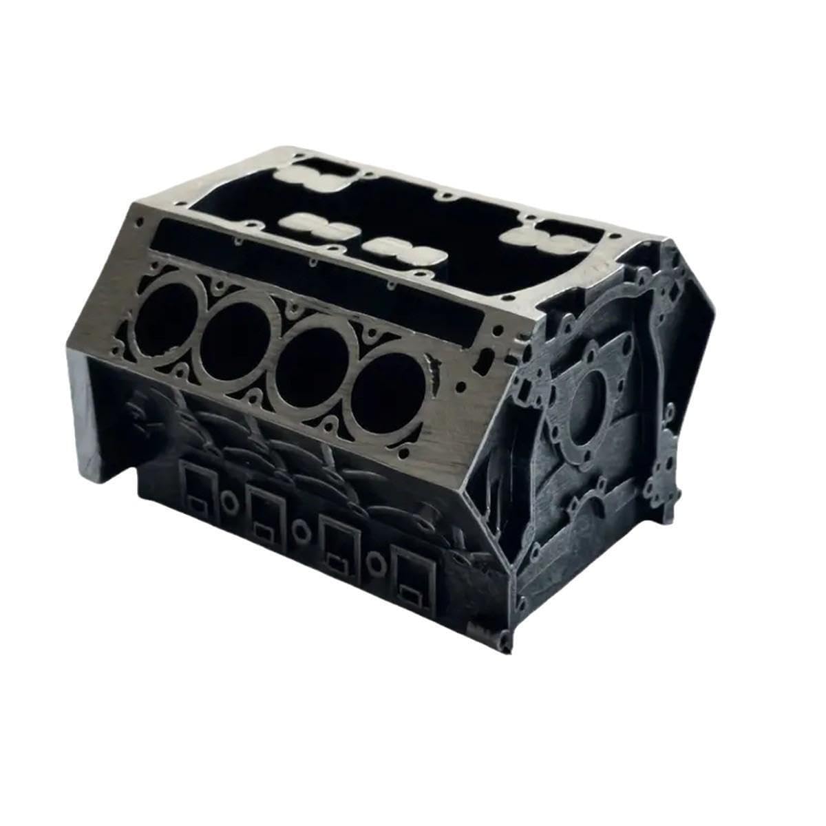 Zanthicia Engine Block Business Card Display Organizer Unique Gift Solution For Car Enthusiasts Decorative Accent In Office Spaces Engine Block Desk Organizer