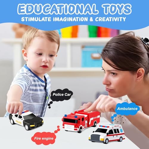 Kein Loch Badspielzeug, 3PCS Car Badewannenspielzeug Baby Bath Toys for Kinder, Bath Toys ab 1-3 Jahr Babies, Beach Pool Bathtub Toy, BPA-Free, Birthday Gifts for Boys Girls Toddlers Floating Toys