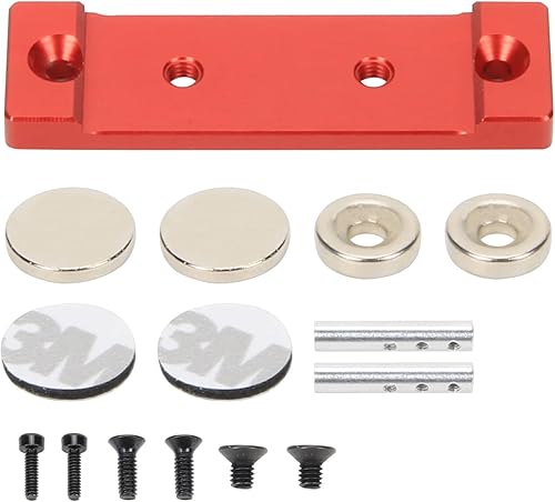Miniatura 1 de RCAWD Aleación SCX24 Refit Cuerpo Clip Imanes para 1-24 Axial SCX24 Crawler Actualización Piezas Rojo