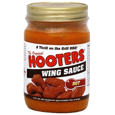 THE ORIGINAL HOOTERSHooters Wing Sauce ~ One 12 oz jar (Hot)