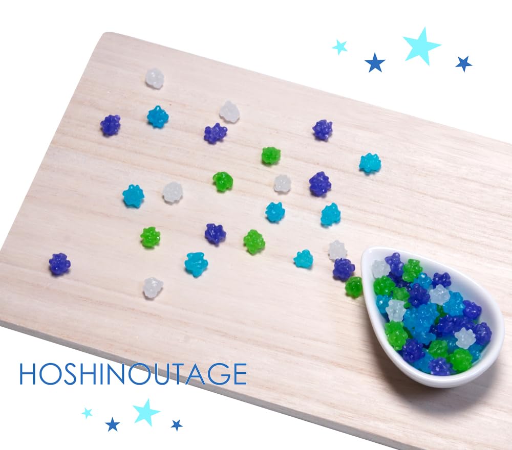 HOSHINOUTAGE Konpeito Japanese Star Sugar Candy 18oz [510g] (Wasurenagusa)
