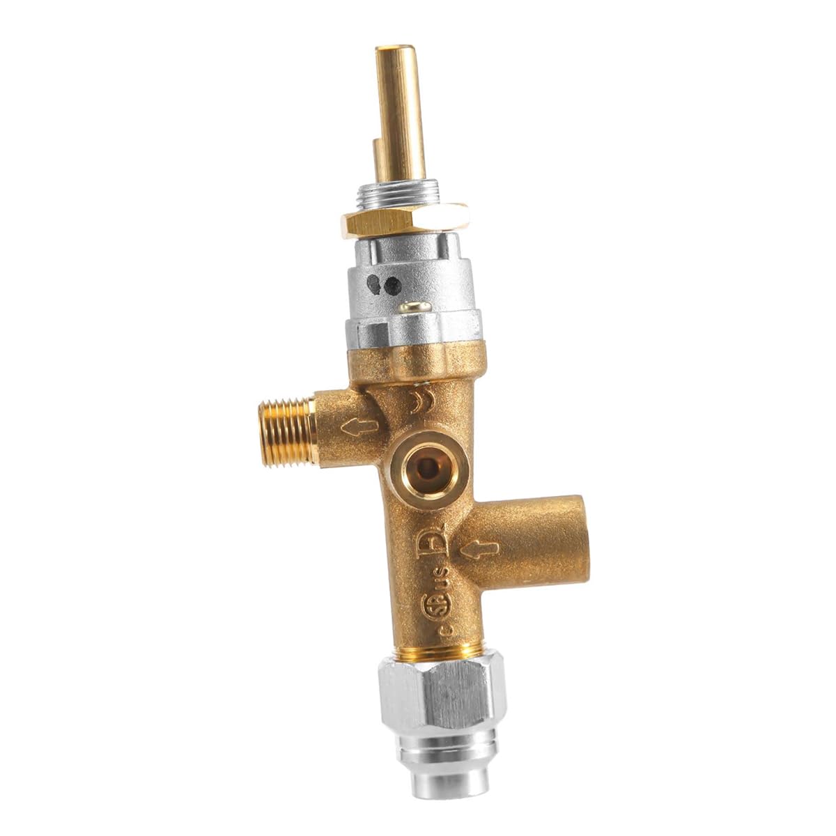 Vanne de commande de chauffage de terrasse à gaz, capteur de thermocouple, bouton de commutateur de décharge, ensemble de ports pilotes de commande de foyer au propane