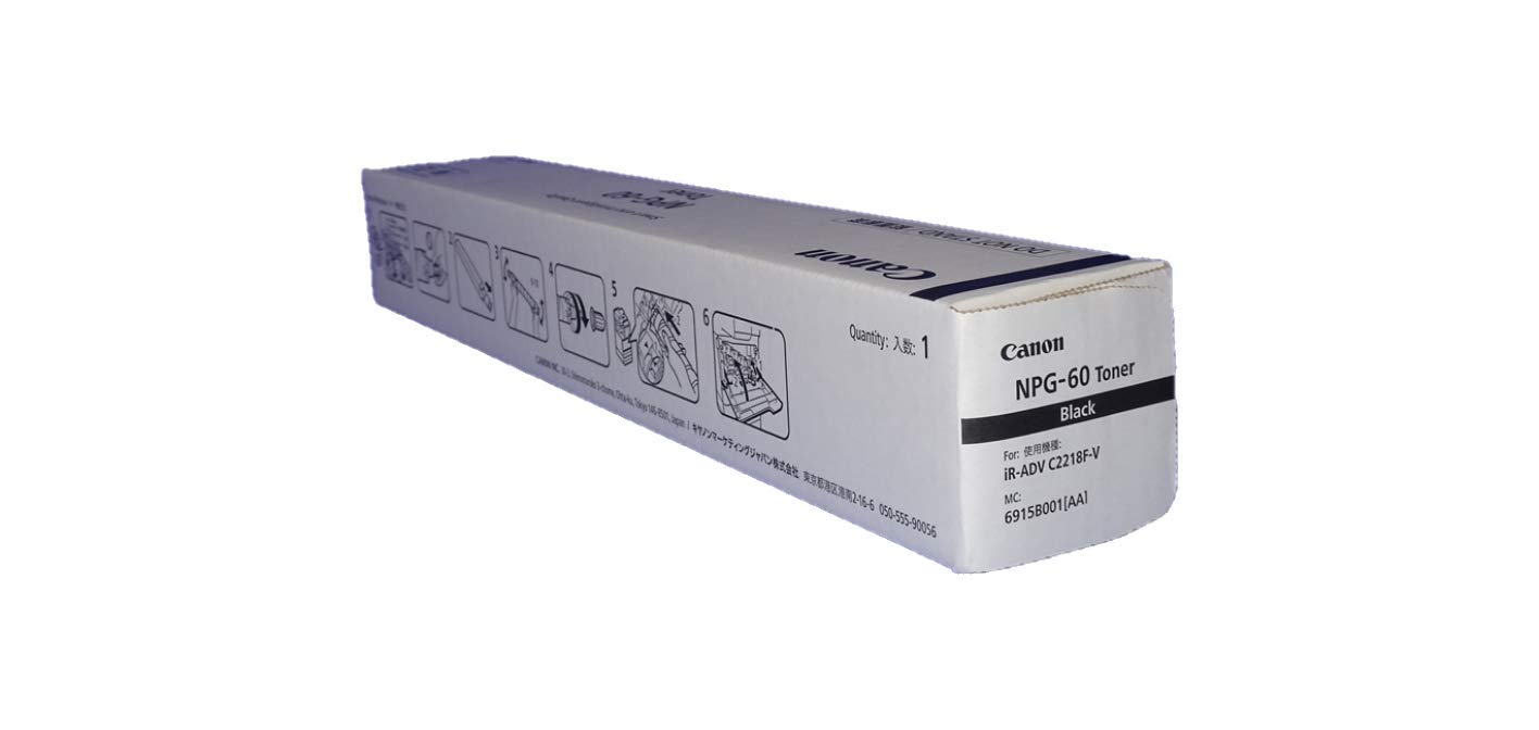 Amazon.co.jp: CANON トナーNPG-60 ブラック 純正品 iR-ADV C2218F-V  