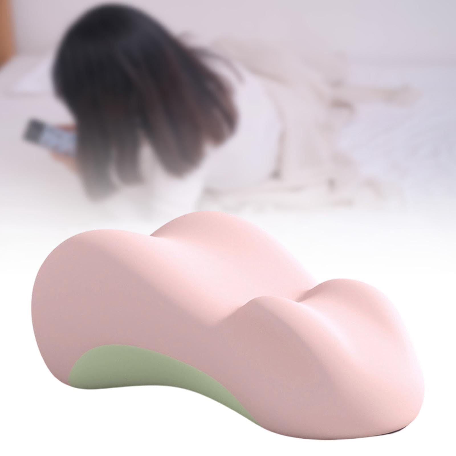 Almohada de para Cama, versátil, Profesional, para Las piernas, para Dormitorio, con Gel, Espuma viscoelástica, Rosa