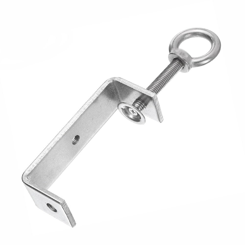 2 morsetti a C, bulloni a occhiello in acciaio inossidabile 304, morsetto a tigre con apertura a ganascia larga, universale, clip da scrivania per lavorazione del legno, saldatura, falegnameria