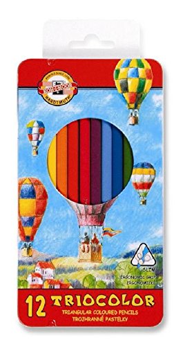 Hardtmuth set of triangular coloured pencils 3132 12