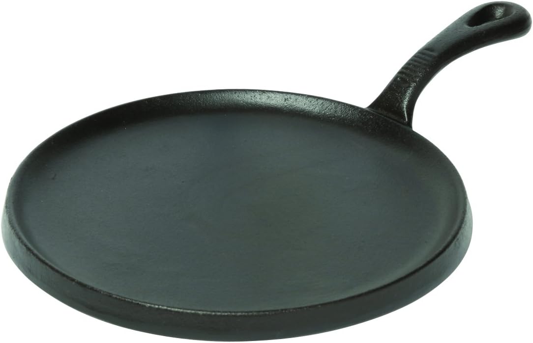 Mexican Origins PreSeasoned Cast Iron Tortilla Griddle, Comal