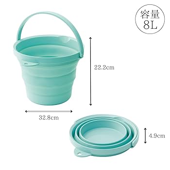 ネットポット 8インチ 30個　バケツにジャストサイズ TONBO セレクトバケツB-8本体 グレー 8L ｜ ミスターマックス