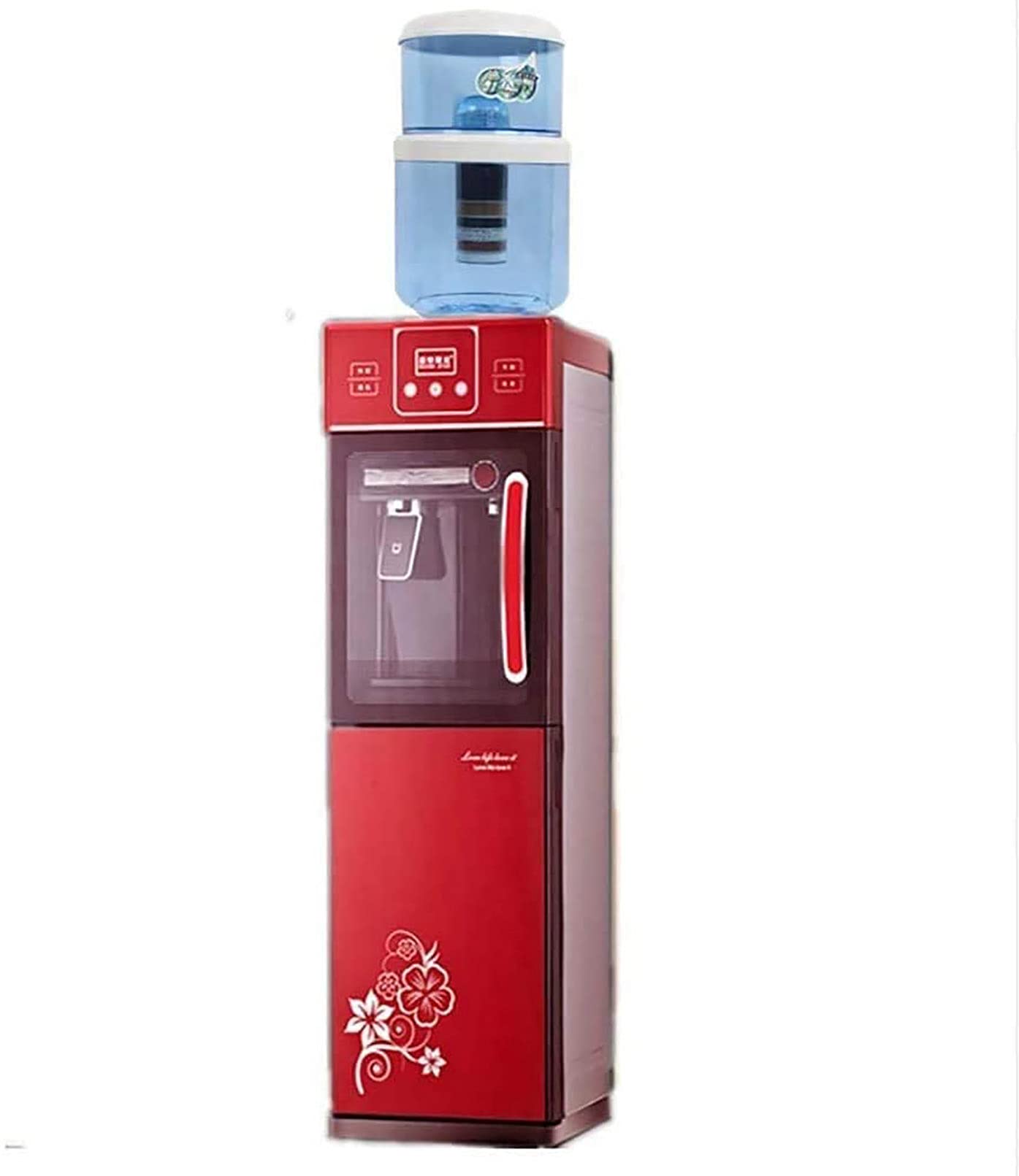 Distributore d'Acqua Raffreddatore d'Acqua Caricamento dall'alto, Temperatura Sala di Controllo Autonoma Alimentazione Acqua Calda e Fredda e Acqua erogatrice Acqua Fredda