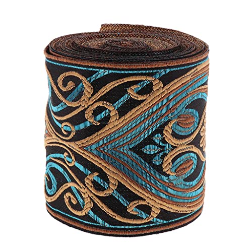 rockible 5 Metros de Jacquard Coser Cintas de Tela de Cinta para Coser Artesanías, 8cm