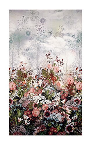 RJR Fashion Fabrics 0531118 Reverie Digital Dreamscape Panel Multi, Multicolor