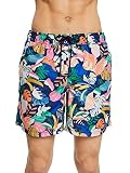 ESPRIT Bade-Shorts mit tropischem Print