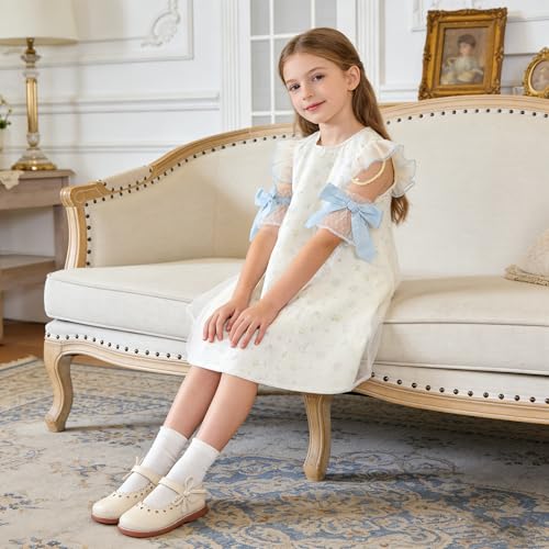 Image of Flaryzone Toddler Little Girl Mary Jane School Uniform Oxfords Flat Dress Shoes