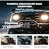 VEVOR Electric Winch, 18,000 lb Truck Trailer Jeep Winch, 12V DC 7/16 in x 85 ft Steel Cable Roller Fairlead Wireless & Wired Remote Control, IP55 Waterproof Towing for Off Road SUV Jeep Truck Trailer
