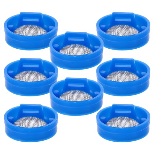 SEWACC Filtros para Lavadora 8 Piezas, Filtro de Malla para Válvula de Entrada de Agua de 2 Cm, Repuesto para Accesorios de Lavadoras Automáticas, Kit de Mantenimiento y Recambio
