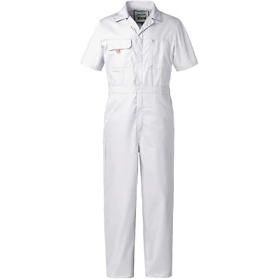 Mens Short Sleeve Coveralls Work Mechanics Jumpsuit Summer Overall Work Suit Breathable Crawl Suit Coverall