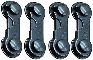XGao Kids Adhesive Safety Lock 4pcs Baby Security Door Latches Safety Proofing Cabinet
