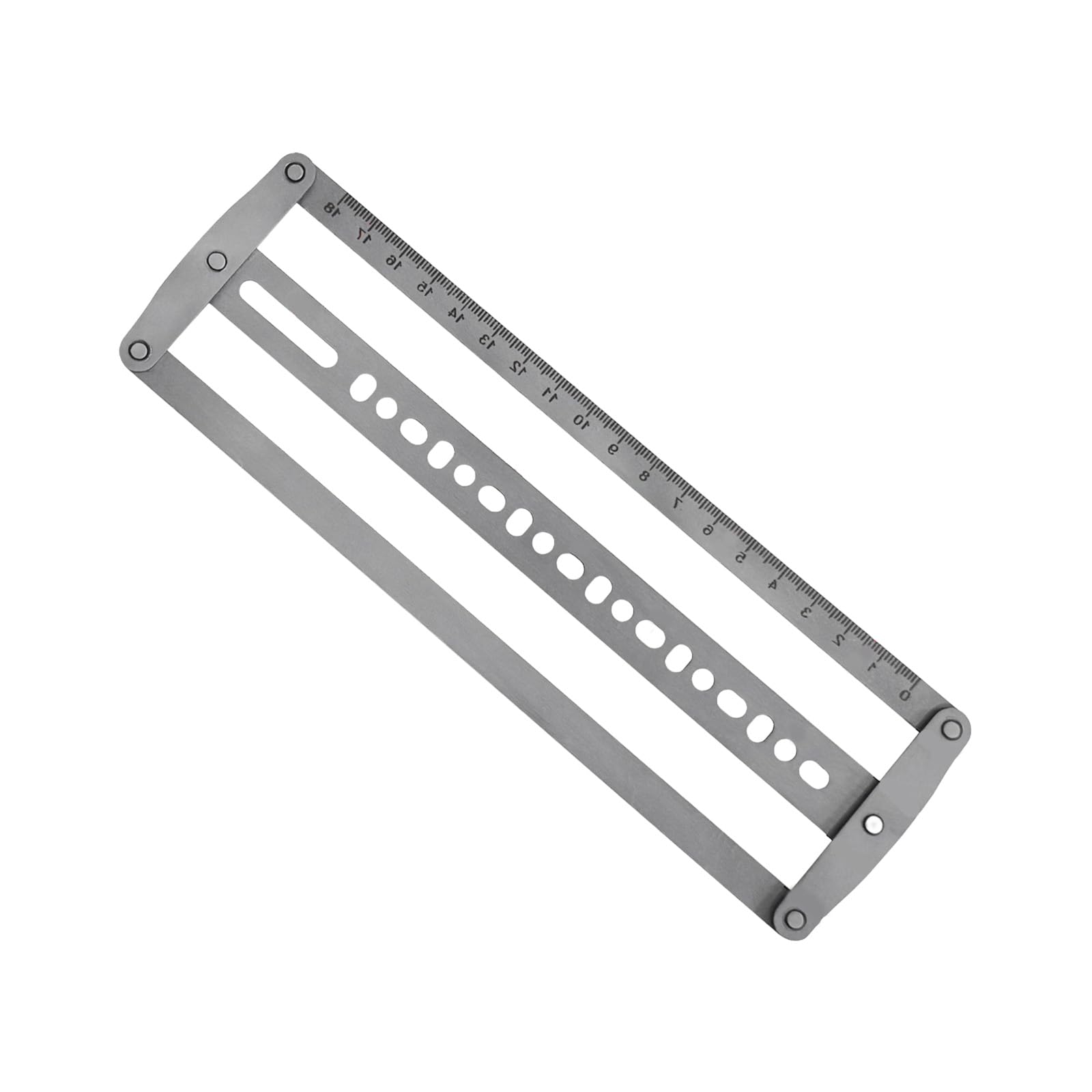 Steel Belt Center Tool for 18 48mm Leather Hole Alignment in Crafting Projects Steel Template