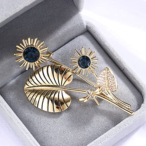 Image of Brooches And Pins For Women Fashion Elegant Flower Broches Lady Costume Jewelry Brooch Pins