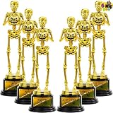 JOYIN Halloween-Skelett-Auszeichnung (6 Stück), lustige Skelett-Trophäendekoration für Halloween-Partyspiele, gruselige Halloween-Preisverleihung, Halloween-Partygeschenk für Kinder und Erwachsene