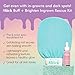 Sliick Buff + Brighten Ingrown Hair Treatment for Bikini Area – Post Shave Serum & Exfoliating Mitt for Razor Bumps & Dark Spots, Ingrown Hair Serum, 1 fl oz