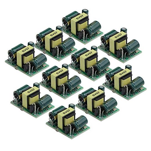Kyrio 10-pack AC-DC Buck omvandlare modul 5 V 700 mA 3,5 W strömförsörjning bock omvandlare avdunningsbar modul spänning ner modul för Arduino gör-det-själv