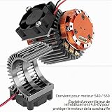 Dilwe radiateur ventilateur 5 V moteur 540/550 échelle 1/10 photo 2