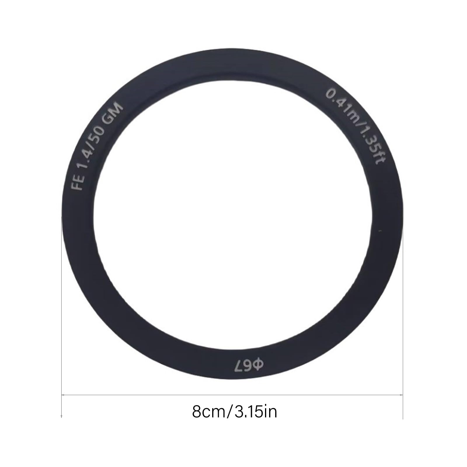 NUEAYMS 2 Caches d ' Objectif de précision pour 50 mm FE1.4GM: Construction ABS optimisée pour la Mise Point Automatique avec des clartés Anti-poussière, Anneaux pour Photographie à Faible luminosité