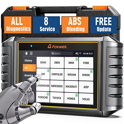 2023 Foxwell Nt726 Obd2 Scanners, All System Code Reader Car Diagnostic Tool, 8+ Maintenance, Lifetime Free Update, Abs Bleeding/Injector Coding/Oil Reset/Sas Calibration/Throttle Relearn/Tpms Reset #TOP18