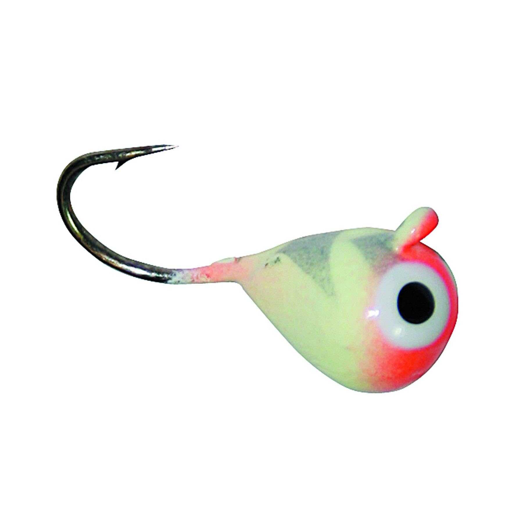 CT4.5-CS-12 12 Hook Chekai Size 4.5mm Jig (1-Pack), Tungsten Pink/Glow
