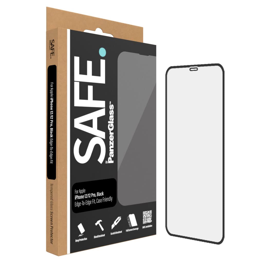 PanzerGlass Vetro Temperato Per IPhone 12/12 Pro – Antibatterico, Anti-impronta, Case Friendly