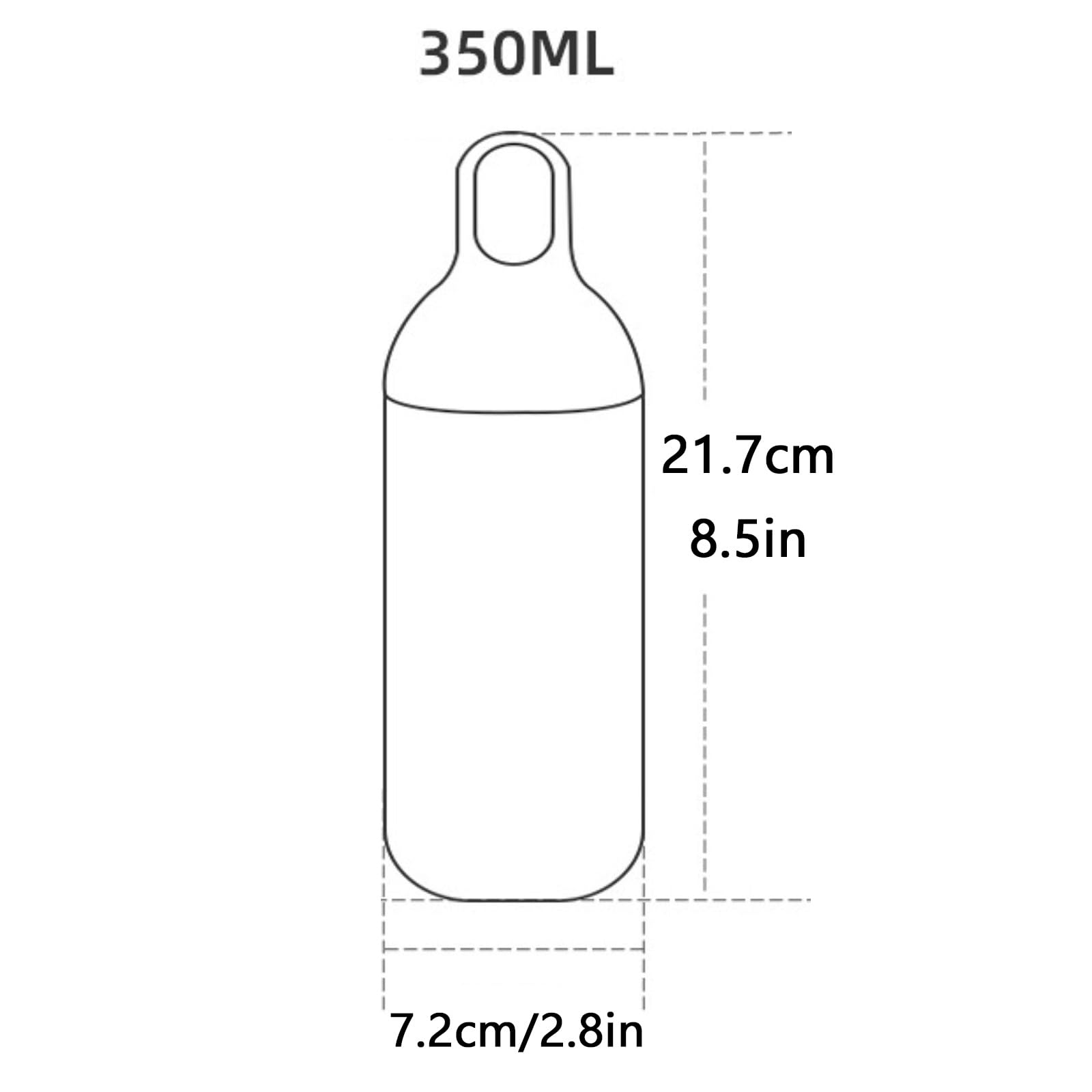 350ml / 11.8oz, Taza Cafe para Llevar, Termo Vaso, Segura y Duradera, Portátil y Fácil de Limpiar, para La Escuela, La Empresa, La Sala de Yoga, Exteriores(Pink)