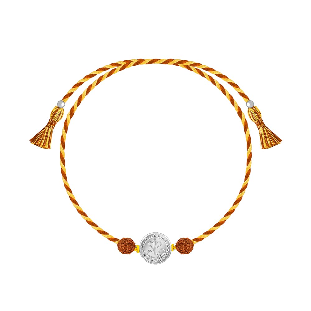 GIVA 925 Vignesha Rudraksha Rakhi|Raksha Bandhan Rakhi for Brother | Gift for Men & Boys| With Certificate of Authenticity and 925 Stamp (B0D7DJNZG8) Amazon Price History, Amazon Price Tracker