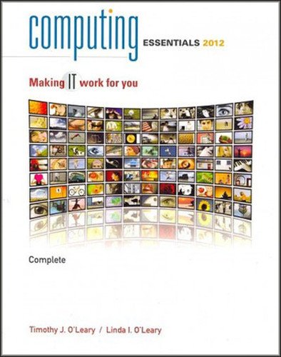 Computing Essentials Books Computing Essentials 2012: unknown author: 9780077581343: Amazon.com: Books