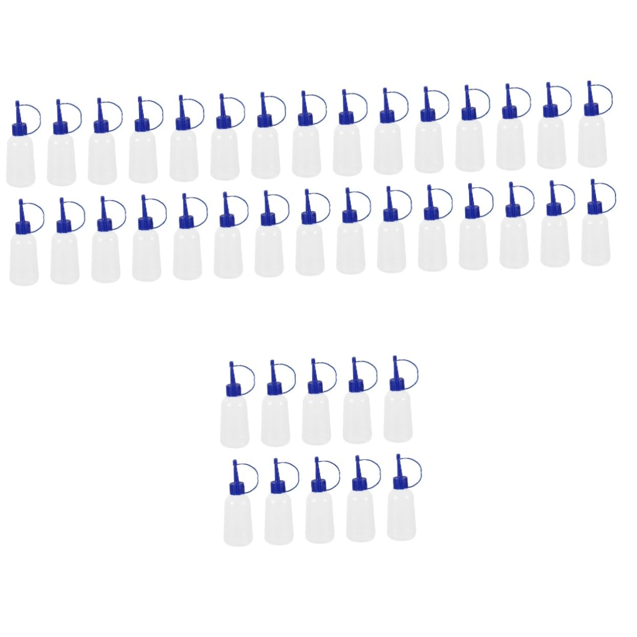 4 Ensembles Bouteilles Applicatrices Avec Bouchons Pour Colle Huile Flacons Squeeze Pour Bricolage 10 Pièces * 4