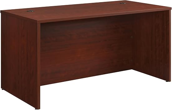 OfficeWorks by Sauder Affirm 60 Desk Shell, L 59.06 x W 29.53 x H 29.29, Classic Cherry