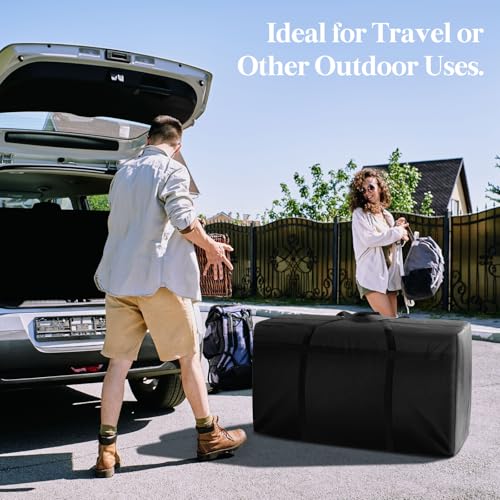 Lifewit Bolsa de viagem grande Ertra 180L para viagem, bolsas dobráveis com zíperes e alças, bolsas