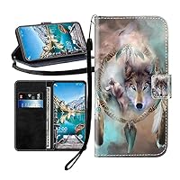Sunrive Cover compatibile con ZTE AXON A31 Ultra, Custodia con supporto di stand e in Pelle artificiale per carte di credito Portafoglio Flip Chiusura Magnetica Protettiva bumper(Farfalla d'oro