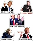 200 PCS I Did That Trump Stickers, Anti Trump Stickers Anti Elon Sticker, Anti Trump Merchandise Trumpfaltion UWHENBO Waterproof Easy to Remove, No Residue Leaves, Funny Decal Anti Elon Musk Signs