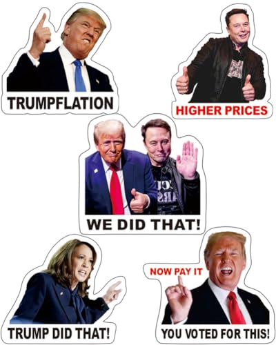 Image of 200PCS I Did That Trump Stickers, Trump I Did That Stickers Anti Trump Stickers Anti Trump Merchandise, UWHENBO Waterproof Easy to Remove, No Residue Leaves, Funny Decal Anti Elon Musk Signs